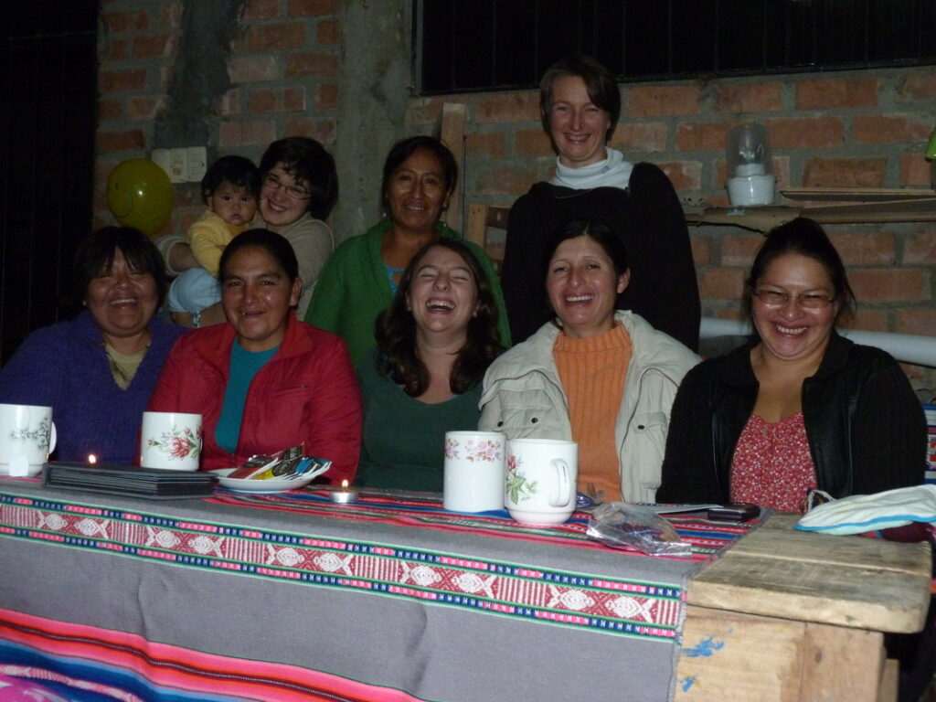  Trabajo de Altiplano en Perú, celebración de los beneficiarios en Perú 